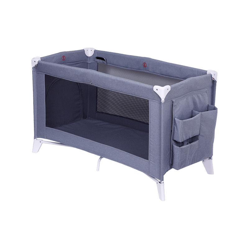 H23-A7F10R2 Baby Play Bed With Butterfly Mosquito Net