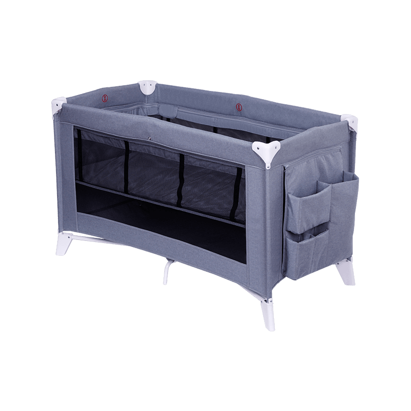 H23-A7F10R2 Baby Play Bed With Butterfly Mosquito Net