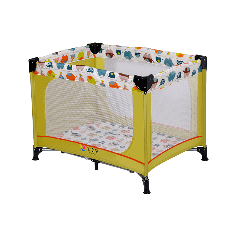 H243-2G1F12 Baby Play Bed With Canopy And Double Layer