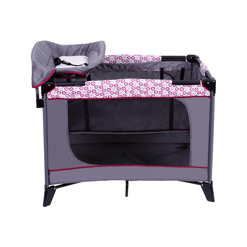 H243-2A13-1 Baby Play Bed With Detachable Second-tier Changing Table