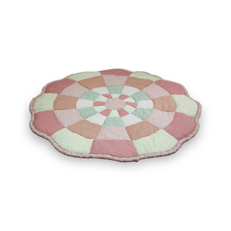 Round Cotton Baby Crawling Cushion Floor Rug Pad For Sleep And Play