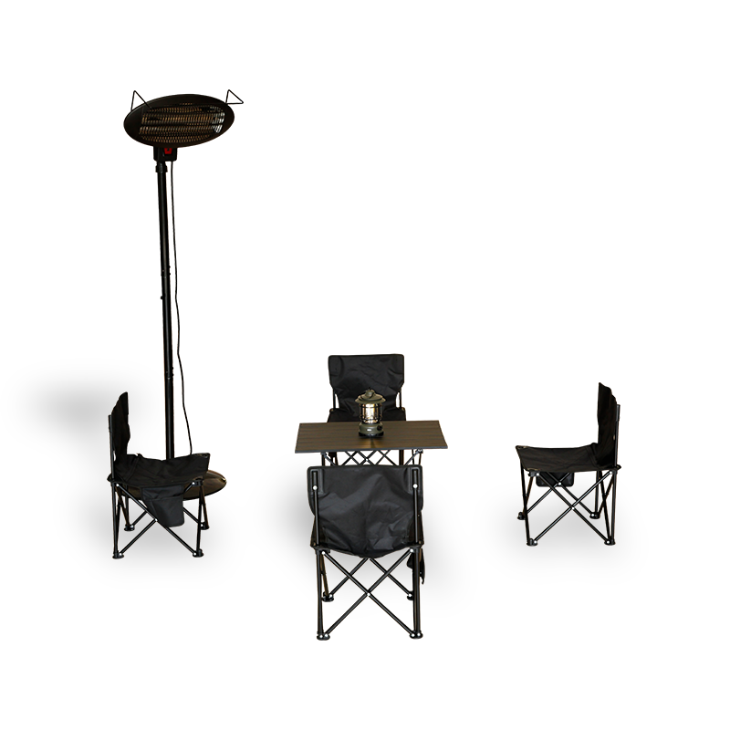 650-2000W 3 Power Heating Levels Outdoor Electric Patio Heater