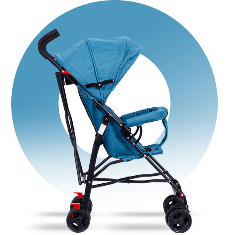 T100 Easy-fold Umbrella Baby Stroller With Enlarged Awning And 15kg Load
