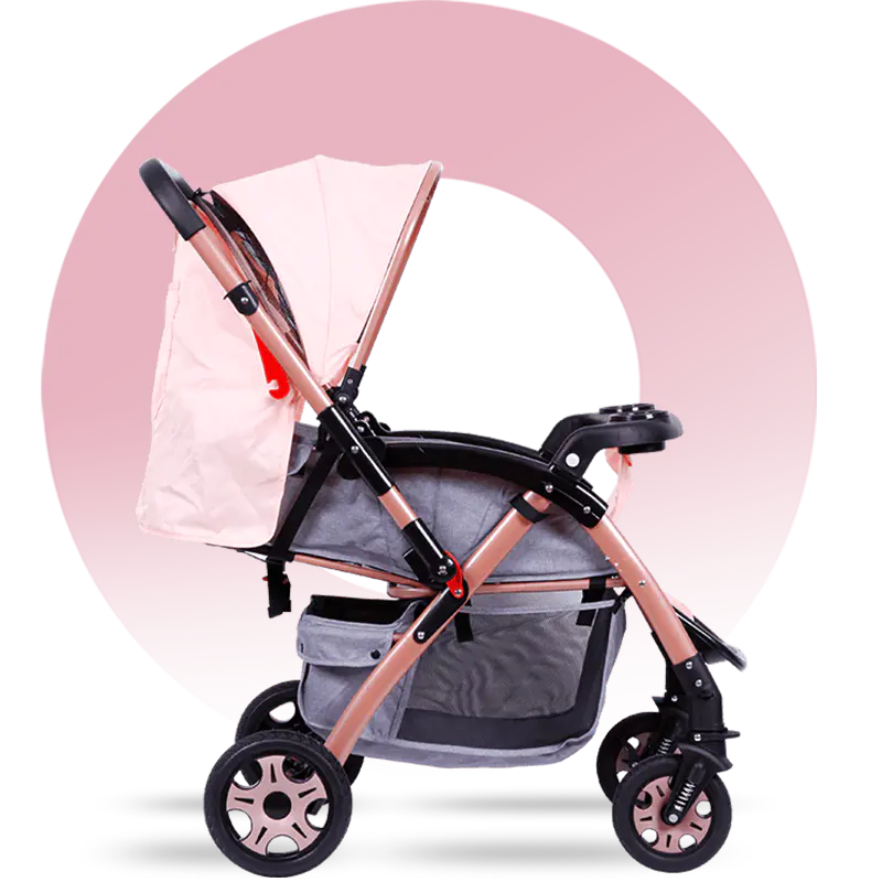 T200 Sit And Reclining Two Fold Baby Stroller with Storage Tray